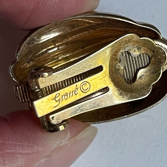 Vintage Dior Earrings w/ Pouch - Picture 4 of 7